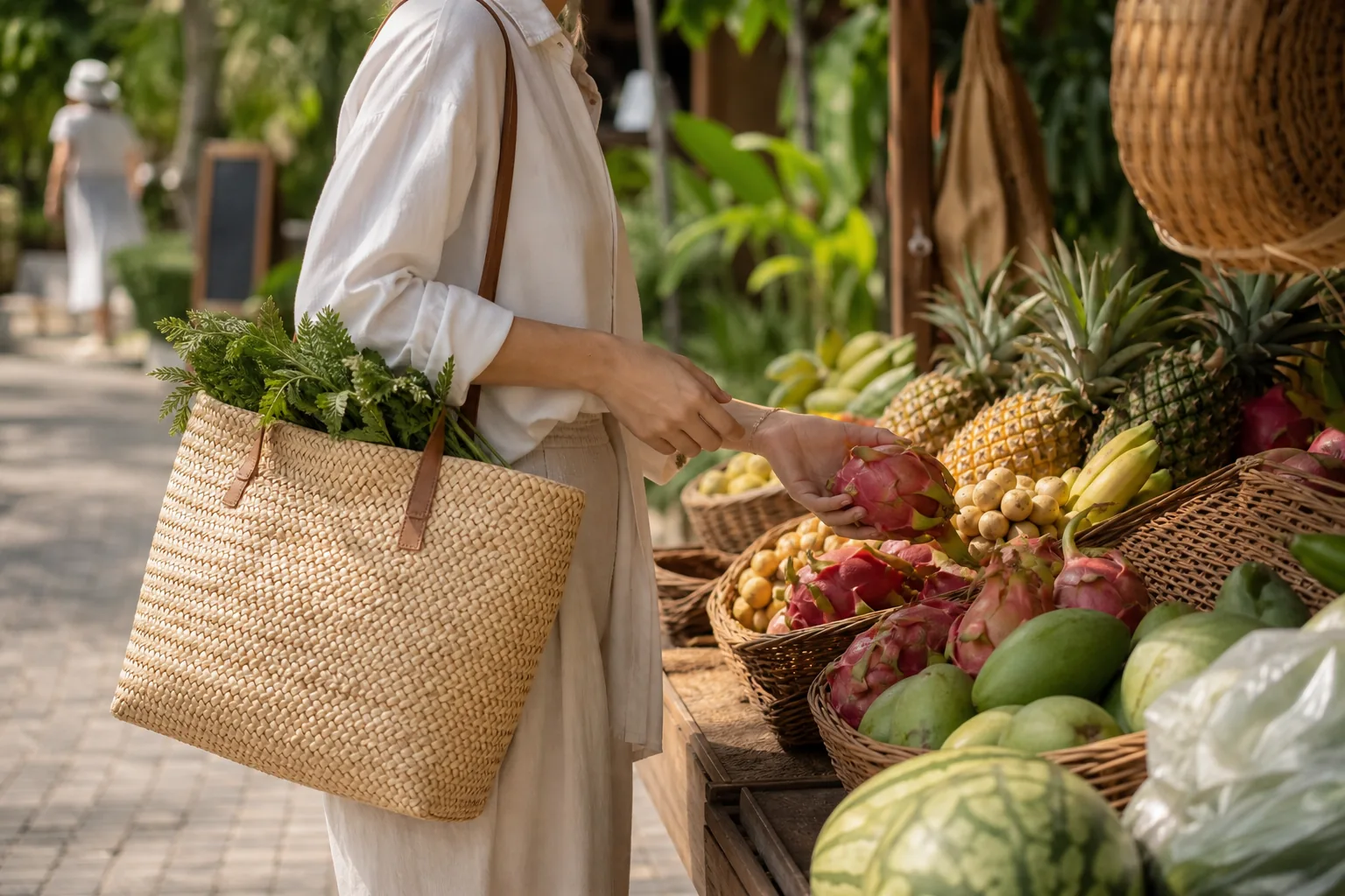Local Hua Hin market for long-stay guests